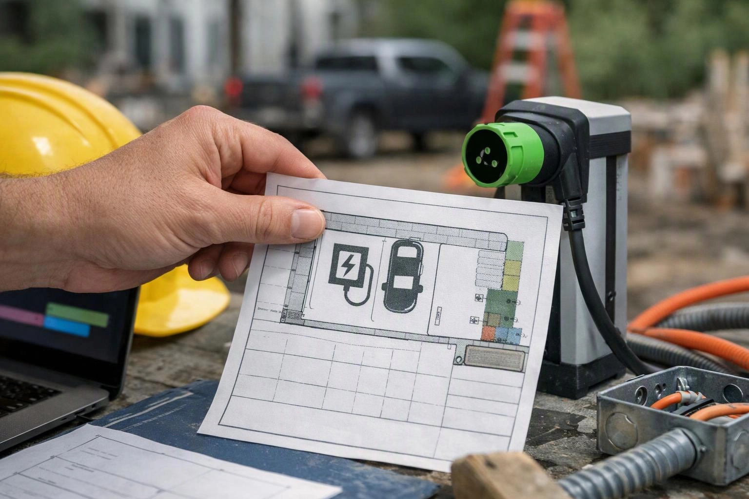 Planning EV-Ready Parking as Part of a Commercial Renovation