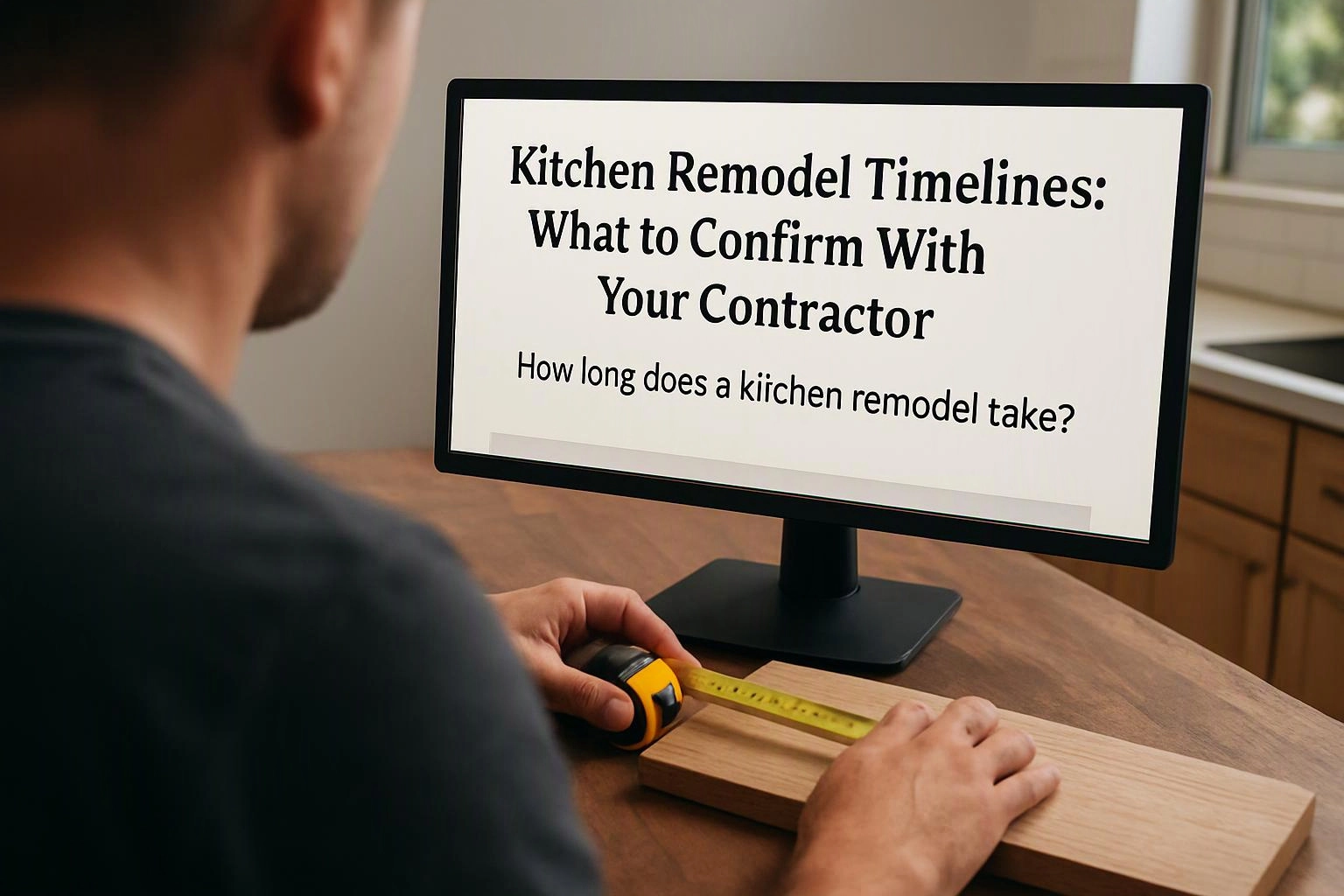 Kitchen Remodel Timelines: What to Confirm With Your Contractor